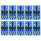 1-10pcs 15A 400W MOSFET Trigger Switch Driver Module PWM Regulator Control Panel DC 5V-36V Dual MOS High Current for Arduino
