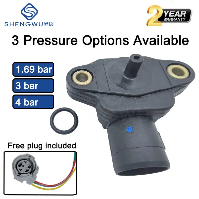 079800-4250 37830-P05-A01 37830-P0G-S00 Manifold Absolute Pressure MAP Sensor 1.69,3 4Bar For Honda Civic Accord CR-V HR-V