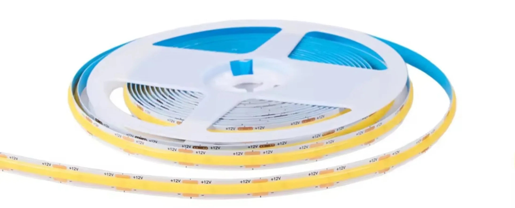 12V 24V COB LED Strip Linear Tape Light Ultra Thin with Power Transformer 2Pin Wire for Home Cabinet Engineering Decor 1 Set
