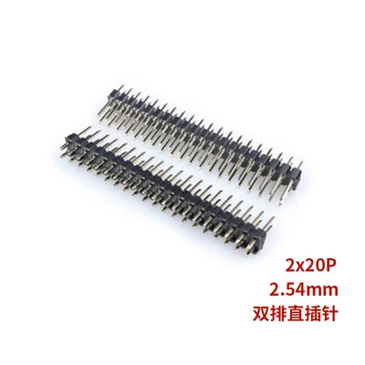 10/20pcs Pcs 2.54mm Double Row Male 2*40P PCB Board Pin Header Connector Strip Pinheader 2/3/4/5/6/8/10/12/20/40Pin For Arduino