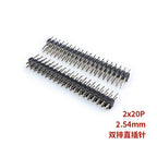10/20pcs Pcs 2.54mm Double Row Male 2*40P PCB Board Pin Header Connector Strip Pinheader 2/3/4/5/6/8/10/12/20/40Pin For Arduino