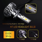 Infitary H7 H4 LED Car Headlight Canbus H11 H1 9005 9006 Headlamp 1860 Chip Vehicle Lamp HB3 HB4 Light 6500K White Bulb for Auto