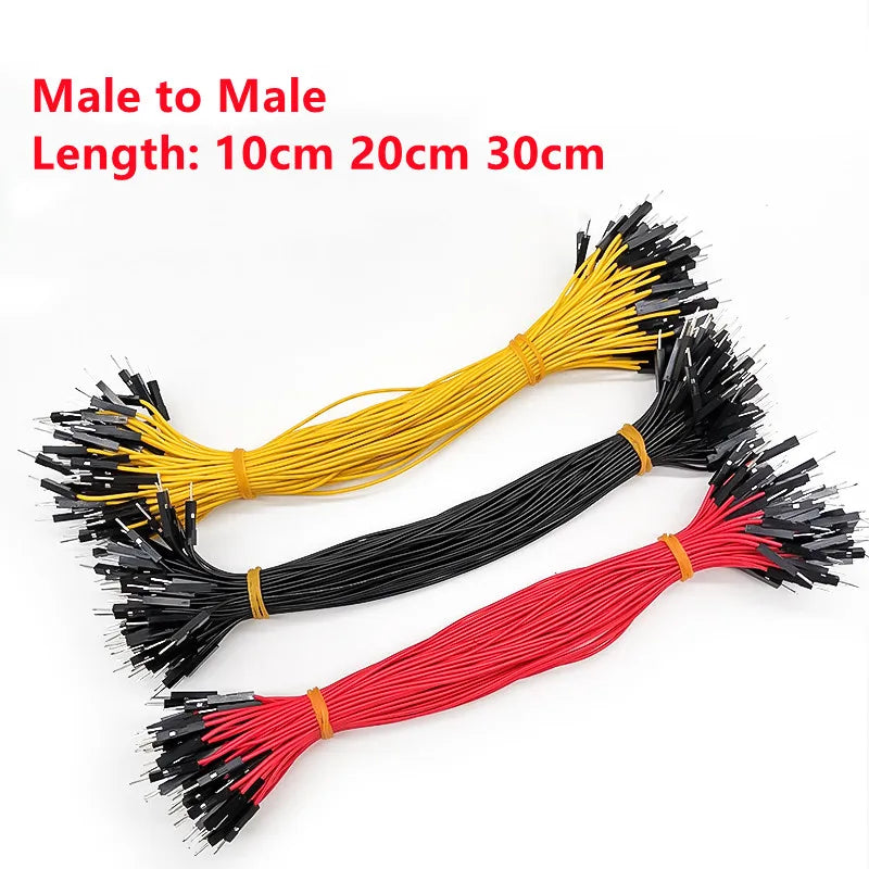 10pcs 10/20/30cm 2.54mm Color Optional DIY Electronic Breadboard Dupont Cable for Arduino Male Female Dupont Jumper Wire