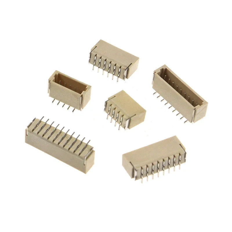 50Pcs JST SH1.0 1.0mm Pitch Male / Female Housing Connector 2P 3P 4P 5P 6P 7P 8P 9P 10Pin Vertical/Horizontal Type Socket Shell