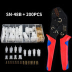 200/310/380/580Pcs 2.8mm Wire Connector Plier 2/3/4/6/9P Car Electrical Male Female Terminal Assorted Kit  Automotive Motorcycle