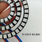 WS2815 Angel Eyes Ring 16/24/35 LEDs Breakpoint Resume Individually Addressable DC12V 5050 RGB Car Daytime Running Light