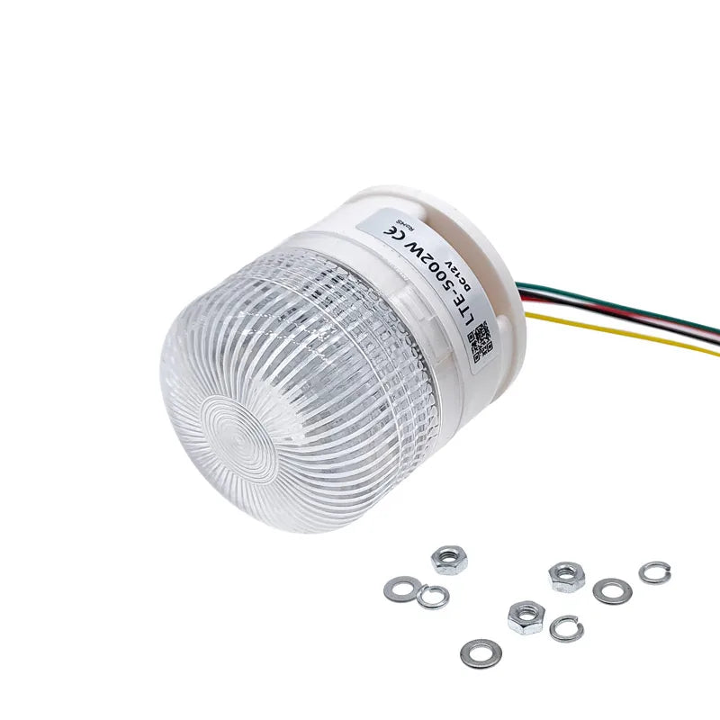 LTA5002 12V 24V 220V 3 Color Strobe Signal Warning Light Magnet Indicator Light LED Lamp Small Flashing Buzzer Security Alarm