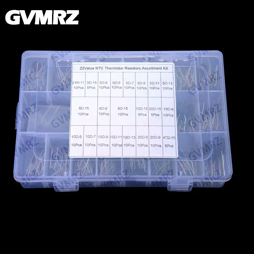 22Values NTC Thermistor Resistor Assortment kit 3D-15 3D-9 5D-5 5D-7 5D-9 8D-15 10D-15 10D-5 10D-720D-9