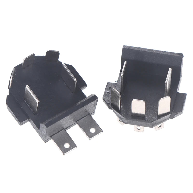 1/2PCS For M12 Lithium Battery Socket Jack Connector Terminal For 12V Li-ion Battery Charger Adapter Converter Plug Base