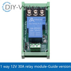 1/2/4 channel relay module 30A with optocoupler isolation 5V 12V 24V supports high and low Triger trigger DC30V/30A AC250V/10A