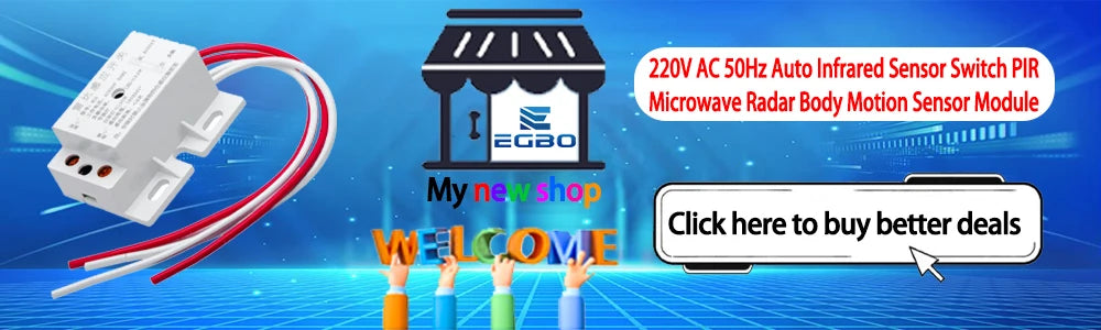 New 220V AC 50Hz Auto Infrared Sensor Switch PIR Microwave Radar Body Motion Sensor Module Adjustable For Time Distance Range
