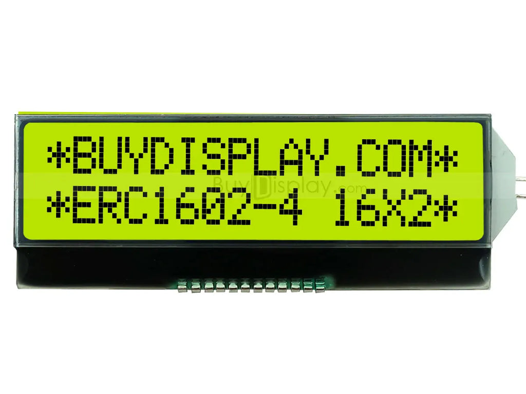 I2C COG 16X2 Character LCD Display Module ST7032 Serial Black on YG