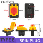 YH02A Electromagnetic Starter Push Button Switches Machine Tool Equipment IP55 Waterproof Safety Witch 28A Replace KLD28A KJD17A
