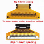 15PCS/LVDS Screen FIX30P to FPC 30P/51P1.0/0.5MM Flexible Flat Cable Interface Adapter EDP Adapter Board