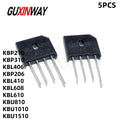 5PCS New 2A 3A 4A 6A 8A 10A 15A 600V 800V 1000V Diode Bridge Rectifier KBP206 210 310 KBL406 410 608 610 KBU810 1010 1510