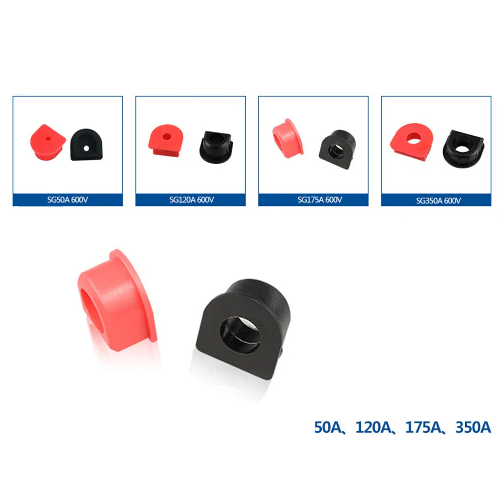 4 Pairs Waterproof Plug Cable 50A 120A 175A 350A Gland Inserts Cap For Anderson Style Plug Cable Connector Electrical Equipment