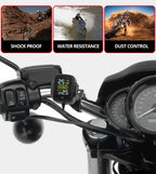 E-ACE TPMS Tire Pressure Monitoring SystemInfitary Motorcycle System LCD Real Time Data Display For Status Precise Digital