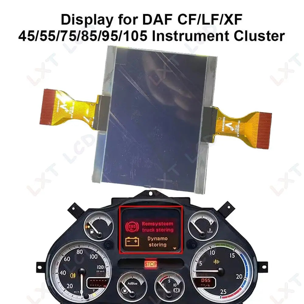 Temsa MD7 Plus For DAF LF CF XF 45 55 75 85 95 105 Truck Dashboard LCD Temsa MD9 Display Instrument Cluster LCD Replacement