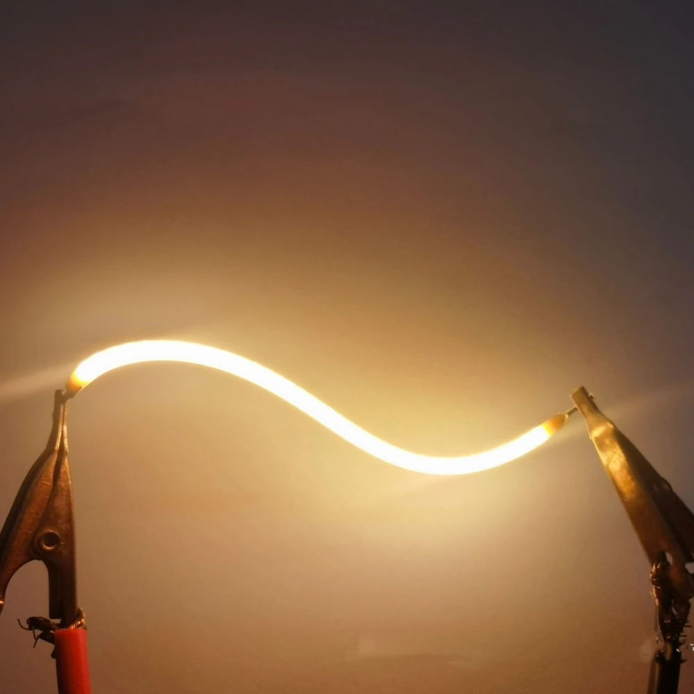 DC 3V COB LED Diode Yellow/Red/Blue/Green/White 60MM 125MM 145MM 185MM 300MM 450MM Edison Bulb Lamp Parts Flexible LED Filament