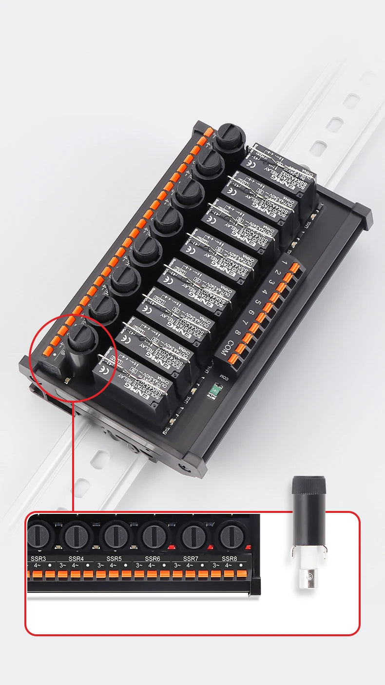 ENMG Solid State Relay Module 5-24V DC Solid State Non-Contact Relay Module DC Control AC/DC 220V Wide Voltage Constant Current