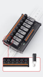 ENMG Solid State Relay Module 5-24V DC Solid State Non-Contact Relay Module DC Control AC/DC 220V Wide Voltage Constant Current