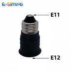 2PCS E10-E12 E11-E12 E11-E14 E12-E12 E10-E14 E17-E14 Light Socket adapter E10 to E12 Candelabra lamp holder converter,Install