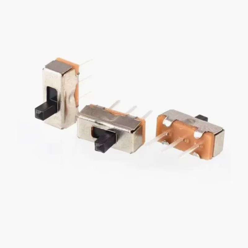 SS12D00G3/G2/G3/G4 Handle height 2/3/4/5mm New Mini Vertical Slide Switch 1P2T 3 Pin Toggle Switch SMD PCB DPDT Vertical Switch