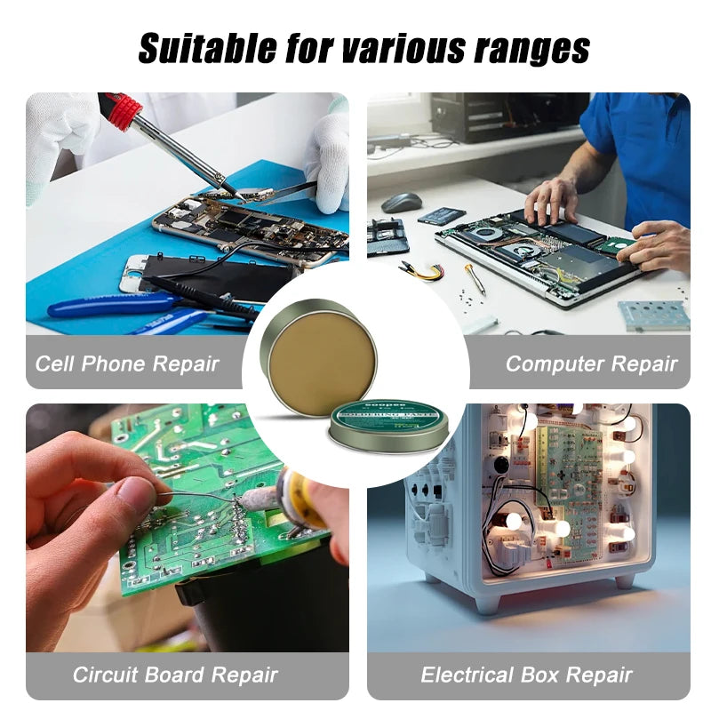 10g-200g Soldering Paste Rosin Flux Convenient Efficient Rosin Soldering Flux Paste Electronic LED SMD Soldering Repair Flux