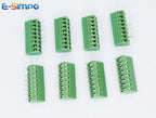 KF128 2.54mm 0.1" Pitch PCB Mini Screw Terminal Block Connector 5P 6P 7P 8P 9P 10P 12P 14P 16Pin 150V 6A for 26-18AWG Cable