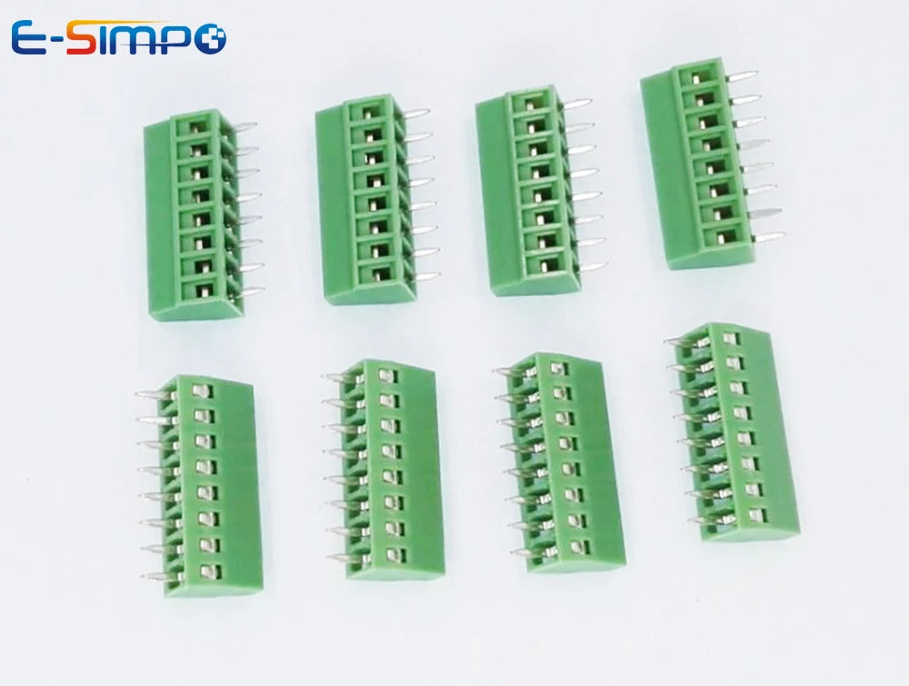 KF128 2.54mm 0.1" Pitch PCB Mini Screw Terminal Block Connector 5P 6P 7P 8P 9P 10P 12P 14P 16Pin 150V 6A for 26-18AWG Cable