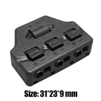 3/6 Ports Push-in Fast Quick Wire Connector Distribution Wiring Cable Splitter for LED Lighting Terminal Block