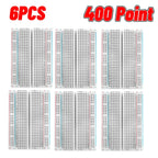 1-20pcs Breadboard 400 830 Point PCB Board MB-102 MB102 Test Develop Nodemcu Raspberri PI 2 lcd High Frequency 40pin Dupont Line