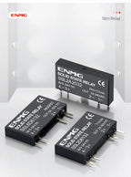ENMG 1Pcs Slim Relay Modules DIN-Rail SSR Solid State Relay Integrated PCB 6A 2A DC Control DC AC 5V 12V 24V 220V Mount Power 41