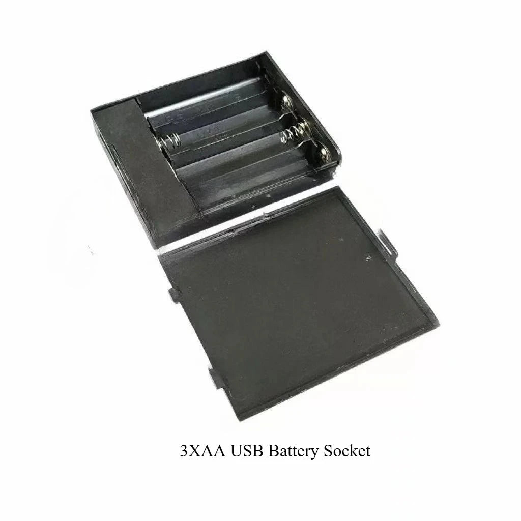 2X 3X 4X 6X 8X AA USB Battery Case With Power Switch With USB Socket AA Battery Box for 5V LED Strip Lights Mini Power Supply