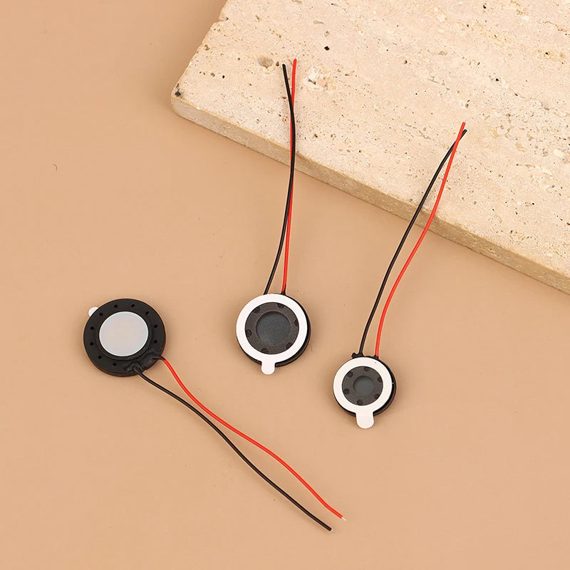 Hot 2Pcs Round 8 Ohm 1W Speaker 8ohm 15MM/18MM/20MM Loud Speakers Tablet Mobile Phone Trumpet Horn Small Loudspeaker Audio
