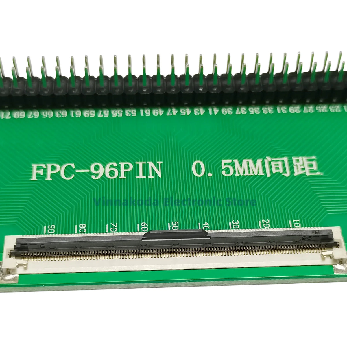 1PCS FFC/FPC Conversion Board 0.5mm Connector to 2.54MM Double Row Bent Pins 4/10/14/15/16/22/26/30/32/36/42/45/60/64/68/80/96P