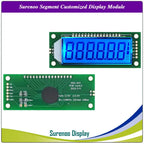 Surenoo 6-Digit "8 8 8.8.8.8" 7 Segment Digital 5V  LCD Module Display Screen Panel build-in HT1621 Controller w/ Backlight