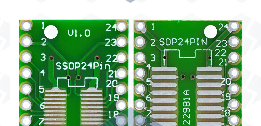 10PCS PCB Board Kit SMD Turn To DIP Adapter Converter Plate SOP MSOP SSOP TSSOP SOT23 8 10 14 16 20 28 SMT To DIP