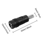 5.5 X 2.1 Mm Female To 5.5 X 2.5 Mm Male DC Power Connector Adapter Laptop 5.5*2.1 Female To Male 5.5*2.5