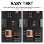 Relay Bypass Switch Kit 9038 Relay Tester Kit Diagnostic Tester Scan Tool & Fuel Pump Relay Bypass Master Kit Replaces 9036 9037
