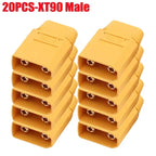 XT90 Male Female Car Connector Plug Welding Terminal Plugs for RC Lipo Battery Drone Auto Airplane Wire Cable Connectors Adapter
