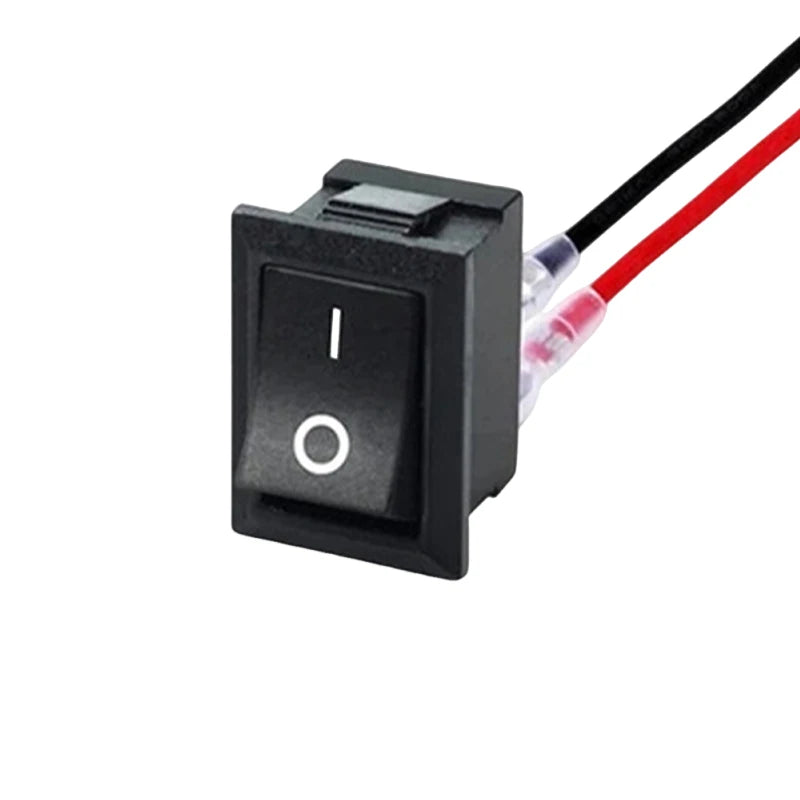 1/5/10/20pcs Motorcycle Mini Round Rocker Switch 12 Volt on/Off Toggle Switch 15cm Pre-Wired Auto Marine Electrical Switch