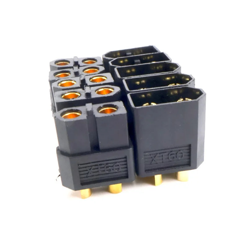 5 Pairs 10 Pcs XT60 Black Male Female Bullet Connectors XT30 XT90 Plug for RC Lipo Battery Drone Airplane Accessories Wholesale