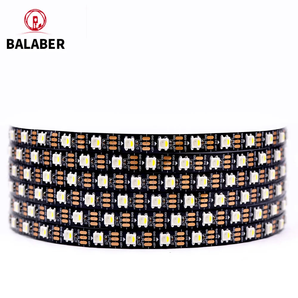 5V SK6812 RGBW Led Strip Light 4 in 1 Similar WS2812B 1m 4m 5m 30 60 144 LEDs Black/White PCB Wire 1-5 Meters Led Lights IP30 65