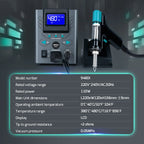 YIHUA Vacuum Rework Soldering Station 110W Desoldering Gun Station Adjustable Display Screen Suction Tin Soldering Iron