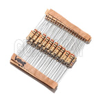 150PCS 300PCS Resistor Kit 1W 2W 3W 5W 5% 30Kinds X 10PCS Carbon Film Resistance 0.1-750 ohm Set 1k-820K 30Kinds X 5PCS