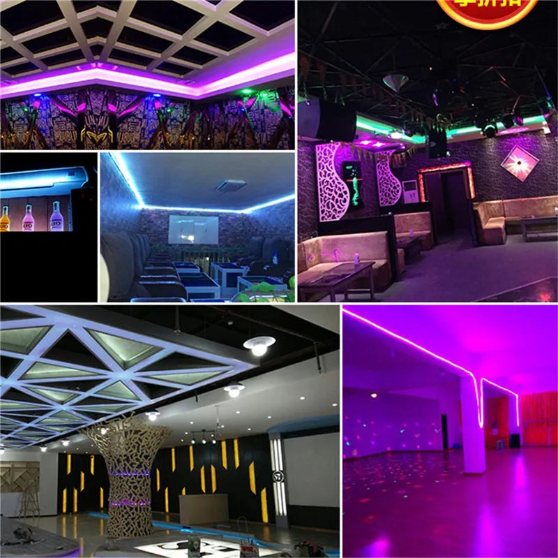 LED Strip Light 12V 5M 300 Leds SMD 3528 Diode Tape RGB & Single Colors High Quality LED Ribbon Flexible Home Decoration Lights