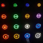 16/19/22MM Custom Metal Push Button Switch with Socket Waterproof Luminous Latching Momentary Car Boat Motorcycle 12V 24V 220V