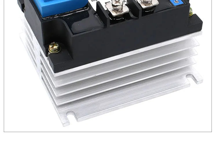 LCTC SSR 0-10V 4-20MA 0-5V Potentiometer Control Single Phase AC Voltage Regulator Relay With Heat Sink DTY Module 220V 380V