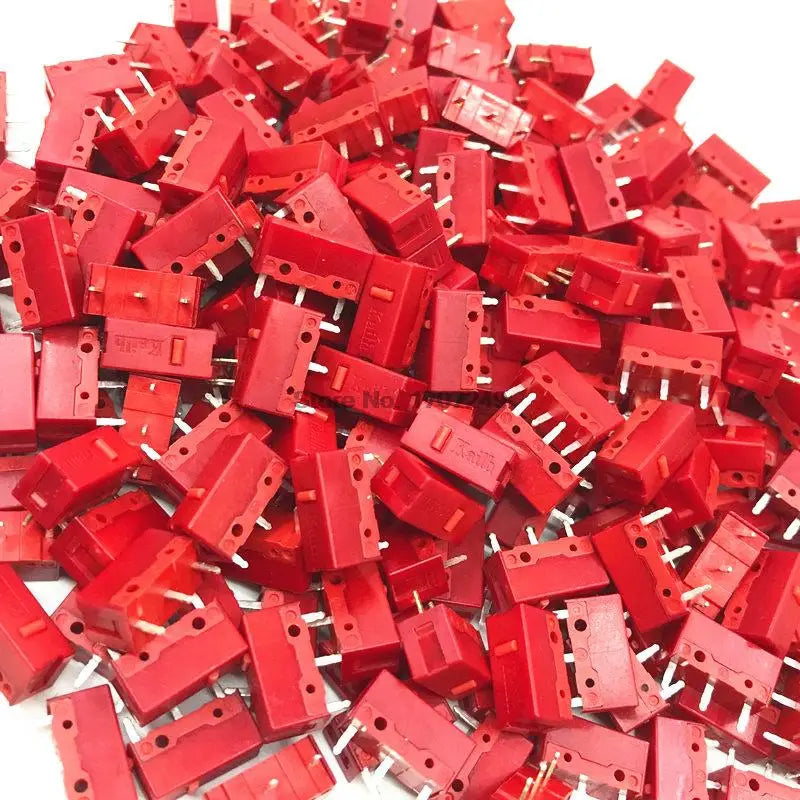 1Pcs-10Pcs Kailh GM 4.0 Red Dot 3-Pin 60 million click life Mouse Micro Switch Computer mouse left right Micro Swicth button